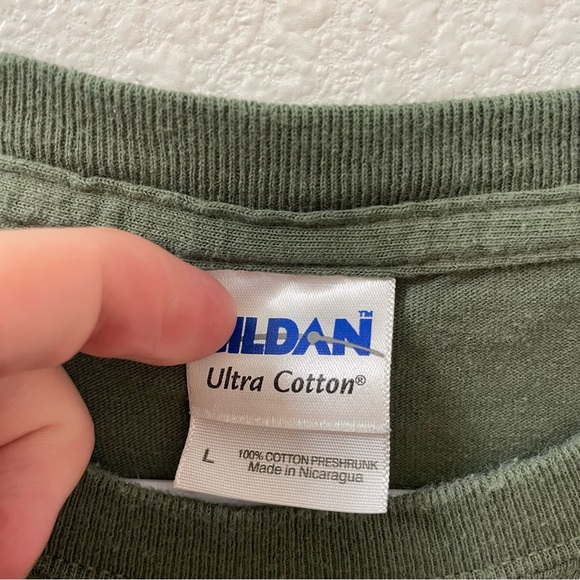 Monty python we want a shrubbery shirt green large - Picture 2 of 5